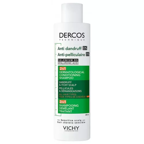Vichy Dercos 2in1 sampon és balzsam korpás hajra 200ml