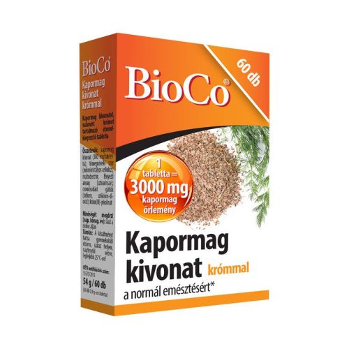 BioCo Kapormag kivonat tabletta krómmal 60x