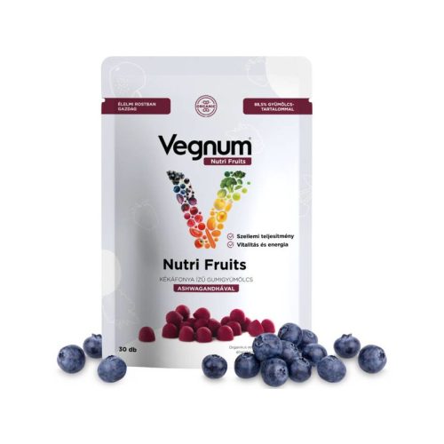 Vegnum Nutrifruits Ashwagand gumigyümölcs 30x