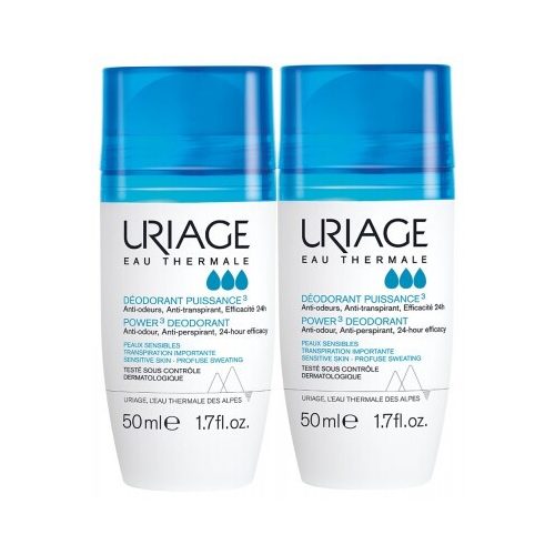 Uriage deo golyós intenzív izzadásgátló DUO 50ml+50ml