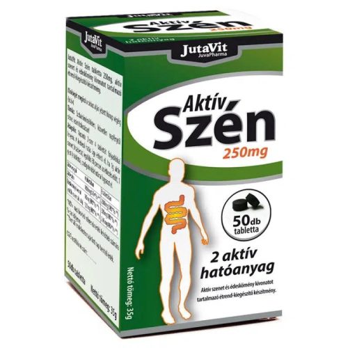 JutaVit Aktív szén 250 mg tabletta 50x