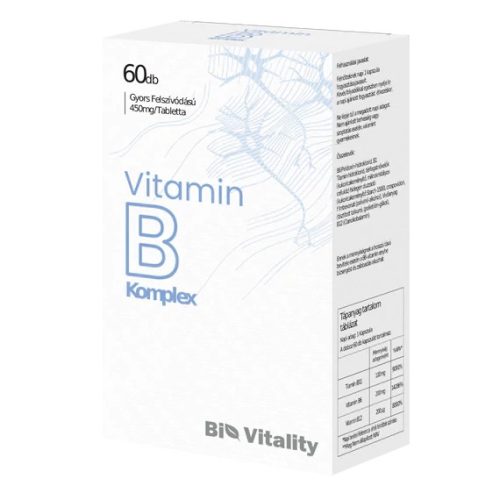 Vitamin B komplex tabletta BIO VITALITY 60X