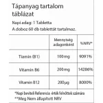 Vitamin B komplex tabletta BIO VITALITY 60X
