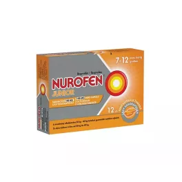 Nurofen Junior narancsízű 100 mg lágy rágókapszula 12x