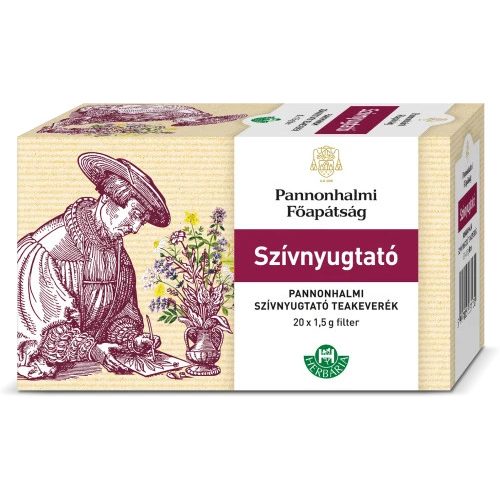 Pannonhalmi szívnyugt. tea borítékolt 20x1,5g