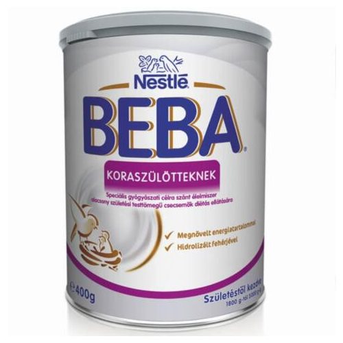 Beba koraszülötteknek spec.gyógy.élelm. 400 g henger alakú fémdob