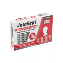 JutaVit Jutasept szopogató tabl.Eper-Szeder-Mentol 24x