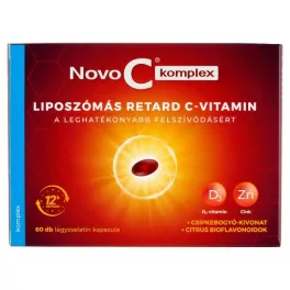 Novo C Komplex liposzómális C D3 Zn kapszula 60x