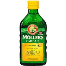 Möllers Omega 3 halolaj citrom 250ml
