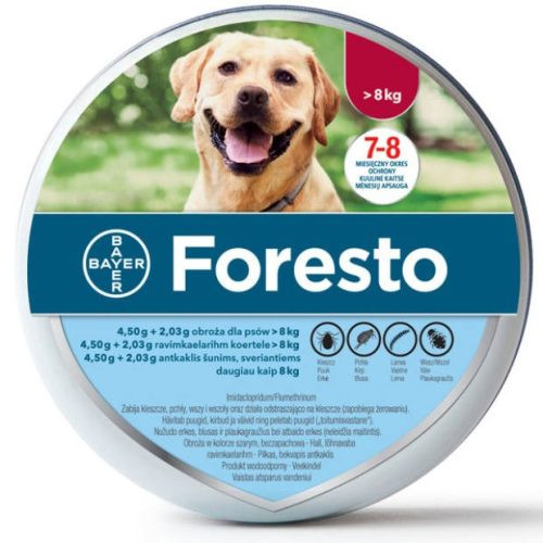 Foresto nyakörv 8 kg feletti kutyának a.u.v.