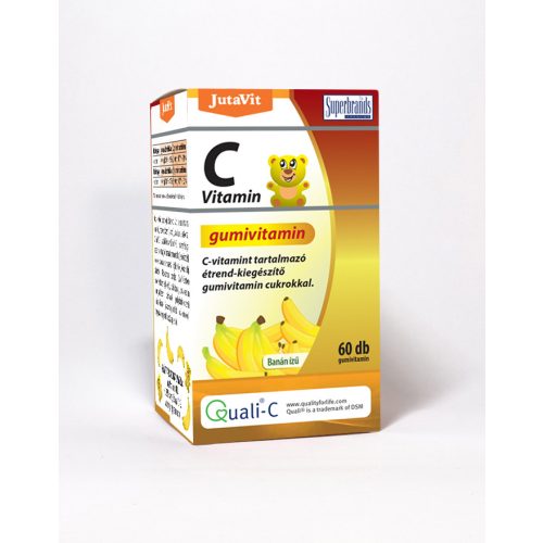 JutaVit C-vitamin 300mg gumivitamin Banán 60x