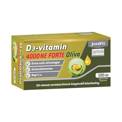 JutaVit D3-vitamin 4000NE Oliva FORTE kapszula 100x