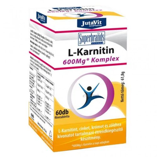 JutaVit L-karnitin 600 mg komplex 60x