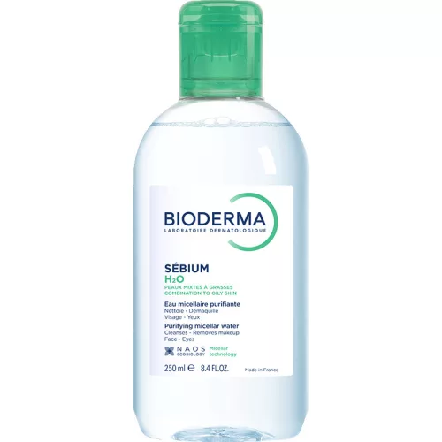 Sébium H2O arc és sminklemosó zsíros b. BIODERMA 250ml