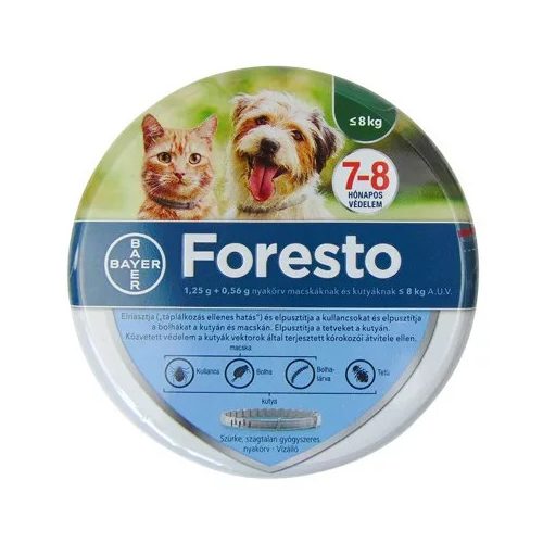 Foresto nyakörv 8 kg-ig kutya, macska a.u.v.