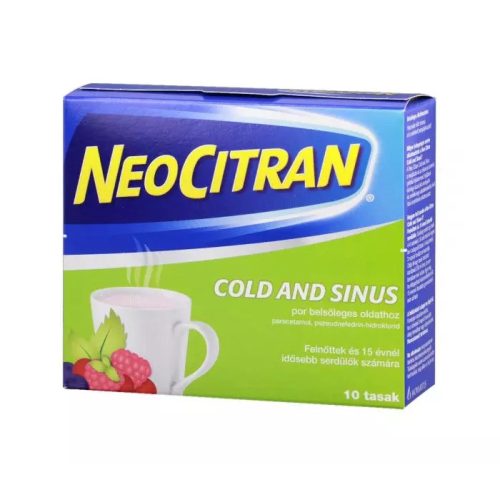 Neo Citran Cold and Sinus por belsőleges oldathoz 10x