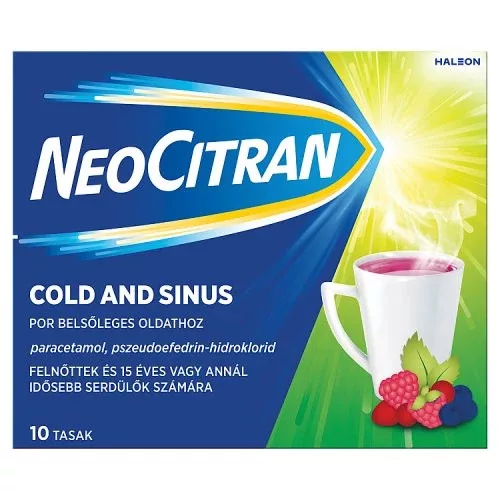Neo Citran Cold and Sinus por belsőleges oldathoz 10x