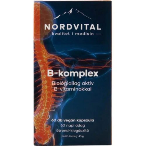 Nordvital B Komplex Vegán kapszula 60x