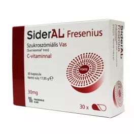 SiderAL Vas C vitaminnal kapszula 30x