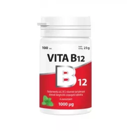 Vita B12 1000 mcg szopogató tabletta VITABALANS 100x
