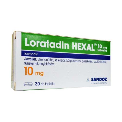 Loratadin HEXAL 10 mg tabletta 30x