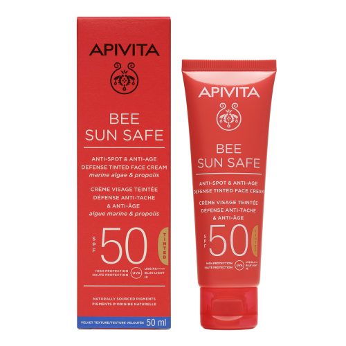 APIVITA BEE SUN SAFE arckrém szín.ránc/pigm.ell.SP 50ml