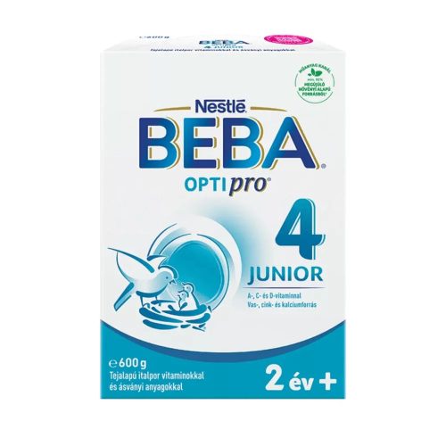 Beba Optipro 4 Junior tejalapú italpor 2+ 600g