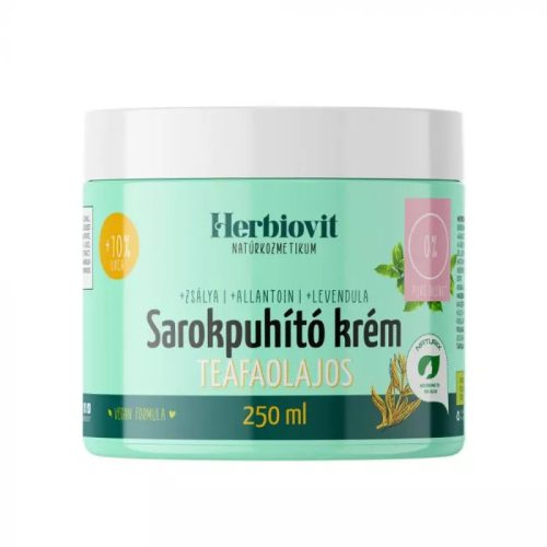 Herbiovit sarokpuhító krém Teafaolajos 250ml
