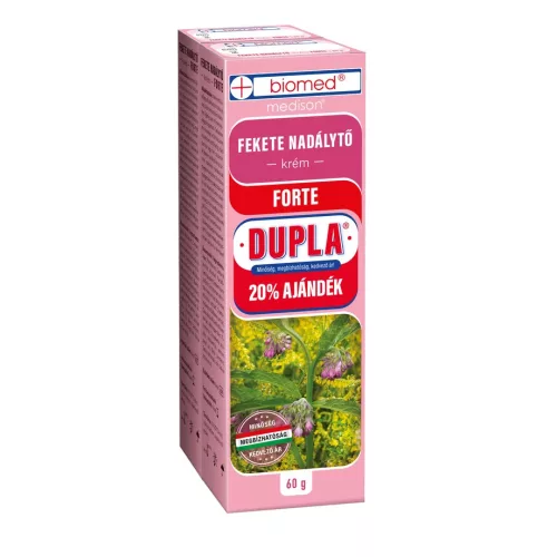 Biomed Feketenadálytő krém Forte DUO 60+60g