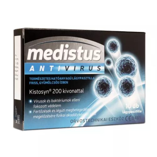 VitaPlus Medistus Antivirus pasztilla gyümölcs íz 10x