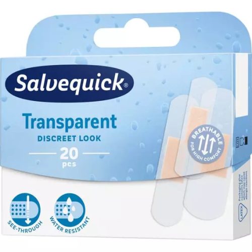 Salvequick sebtapasz átlátszó (626524) 20x