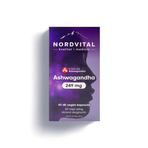 Nordvital Ashwagandha vegán kapszula 60x