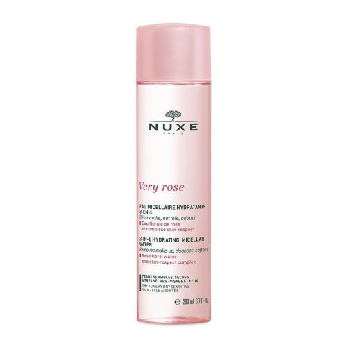 NUXE Very Rose 3in1 hidr.miccellás víz normál b. 200ml
