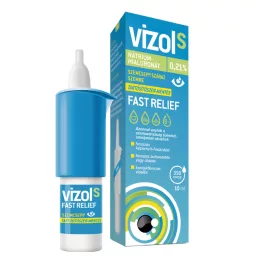 Vizol S 0,21% oldatos szemcsepp száraz szemre 10ml