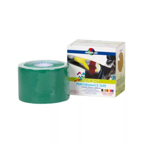 MASTER AID Sport tapasz 5cmx5m zöld