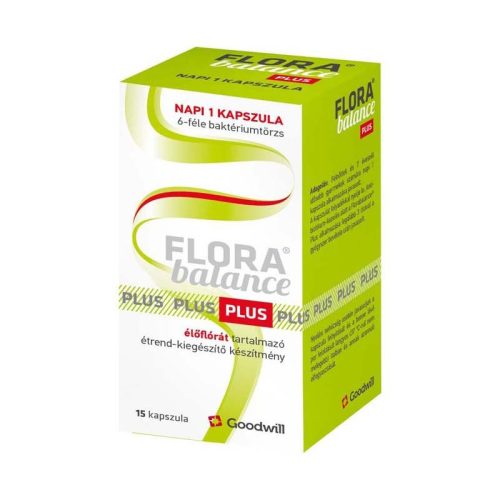 Florabalance Plus élőfl.tart.étrendkieg.kapszula 15x