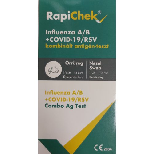 RapiChek influenza A/B+ Covid-19/RSV komb. teszt 1x