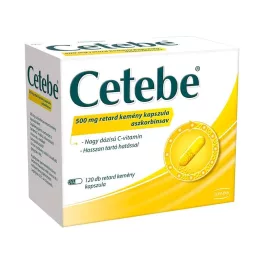 Cetebe 500 mg retard kemény kapszula 120x (bliszter)