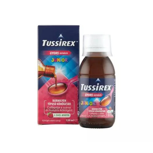 Tussirex Junior szirup köhögésre 120ml