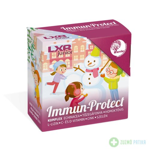 LXR Junior Immun-Protect Komplex rágót. eper-szede 60x