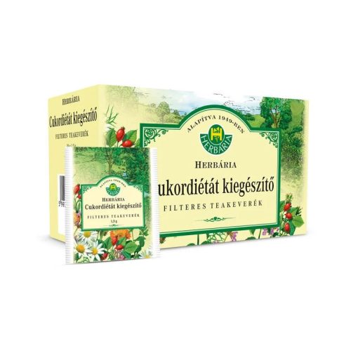 Herbária cukordiétát kiegészítő tea filteres 20x1,5g