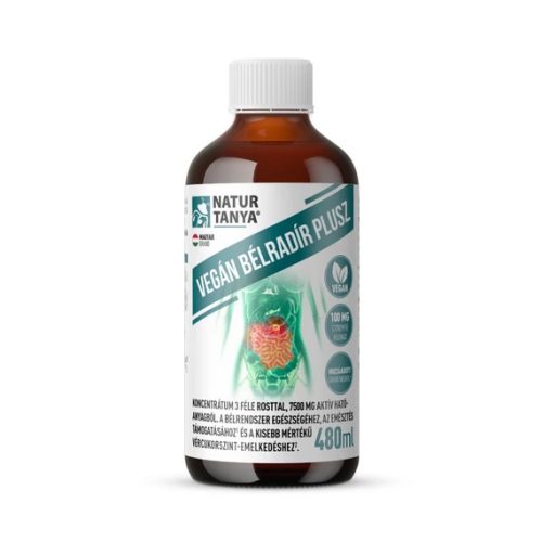 NaturTanya Bélradír Plusz vegán folyadék 480ml