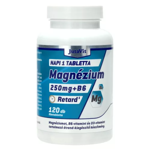 JutaVit Magnézium+B6 +D3 vitamin retard filmtablet 120x