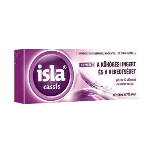 Isla-Cassis Plus C-vitamin szopogató tabletta 30x