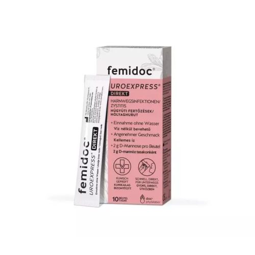 Uroexpress Femidoc DIRECT D-mannóz por 10x