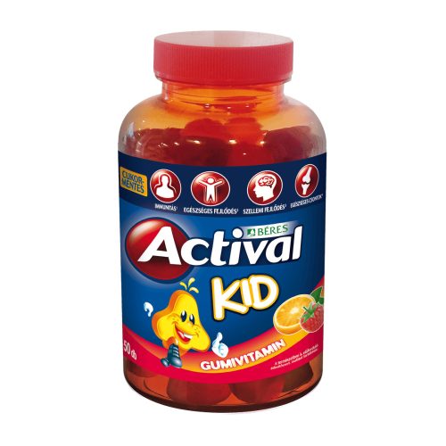 Actival Kid gumivitamin Omega-3 gumitabletta 30x