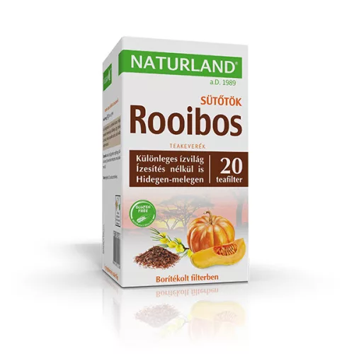Rooibos tea NATURLAND sütőtök 20x
