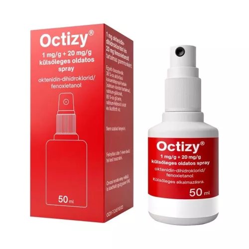 Octizy 1 mg/g + 20 mg/g külsőleges oldatos spray 1x50ml