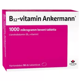 B12-vitamin Ankermann 1000 mcg bevont tabletta 50x