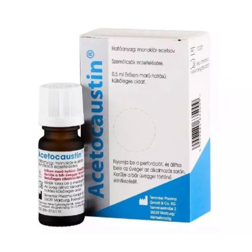 Acetocaustin szemölcsírtó oldat 0,5ml